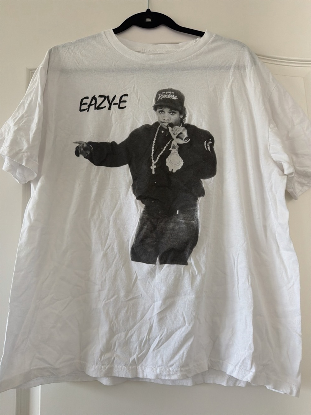 White Eazy-E Graphic Men’s T-Shirt